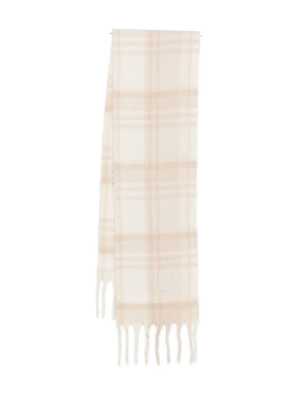 

Клетчатый шарф с бахромой Napapijri, нейтральный