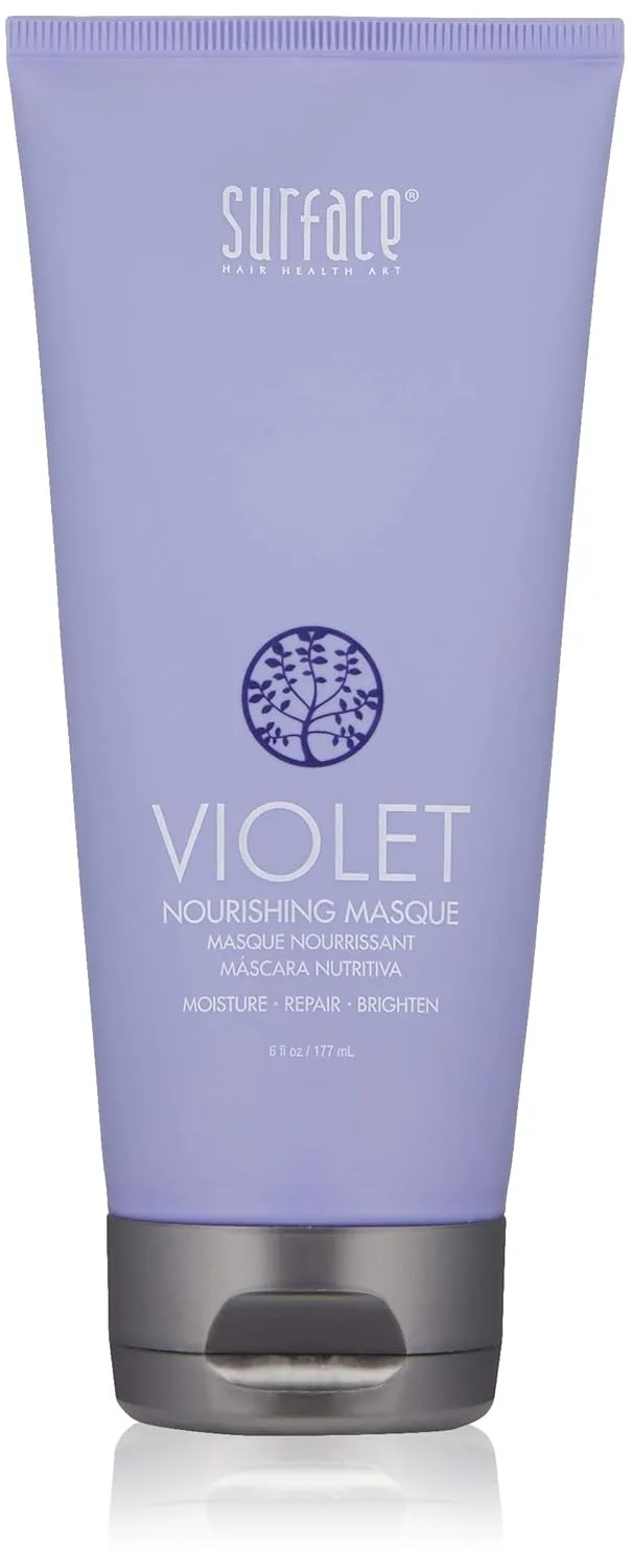 Питательная маска для волос SURFACE Hair Pure Blonde Violet - тонизирует, осветляет и защищает волосы - 170 мл, purple