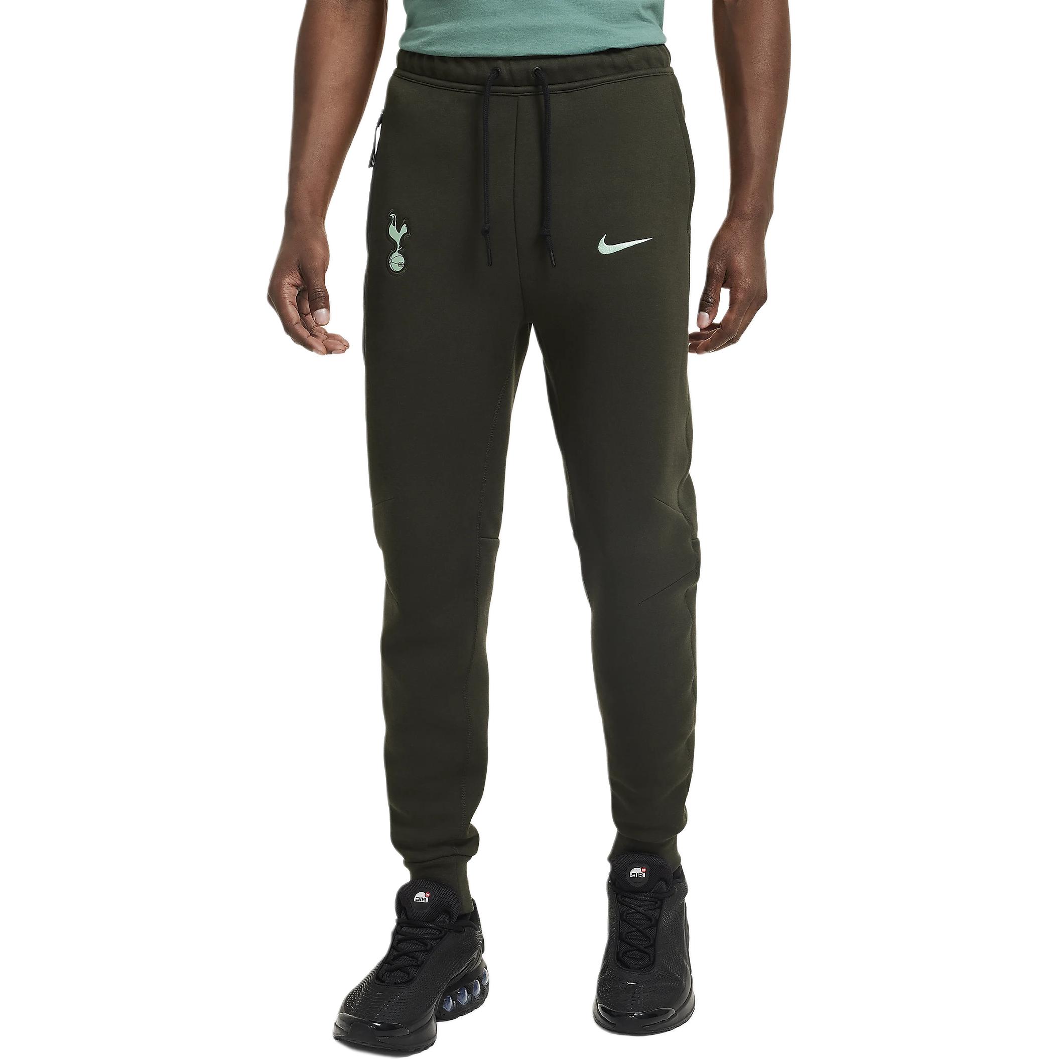 Трикотажные спортивные штаты мужские green enamel Nike, зеленый — фото 3