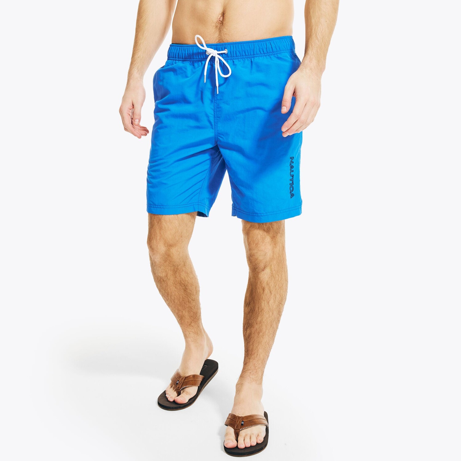 

Мужские быстросохнущие плавки Nautica 8 дюймов, цвет Spinner Blue