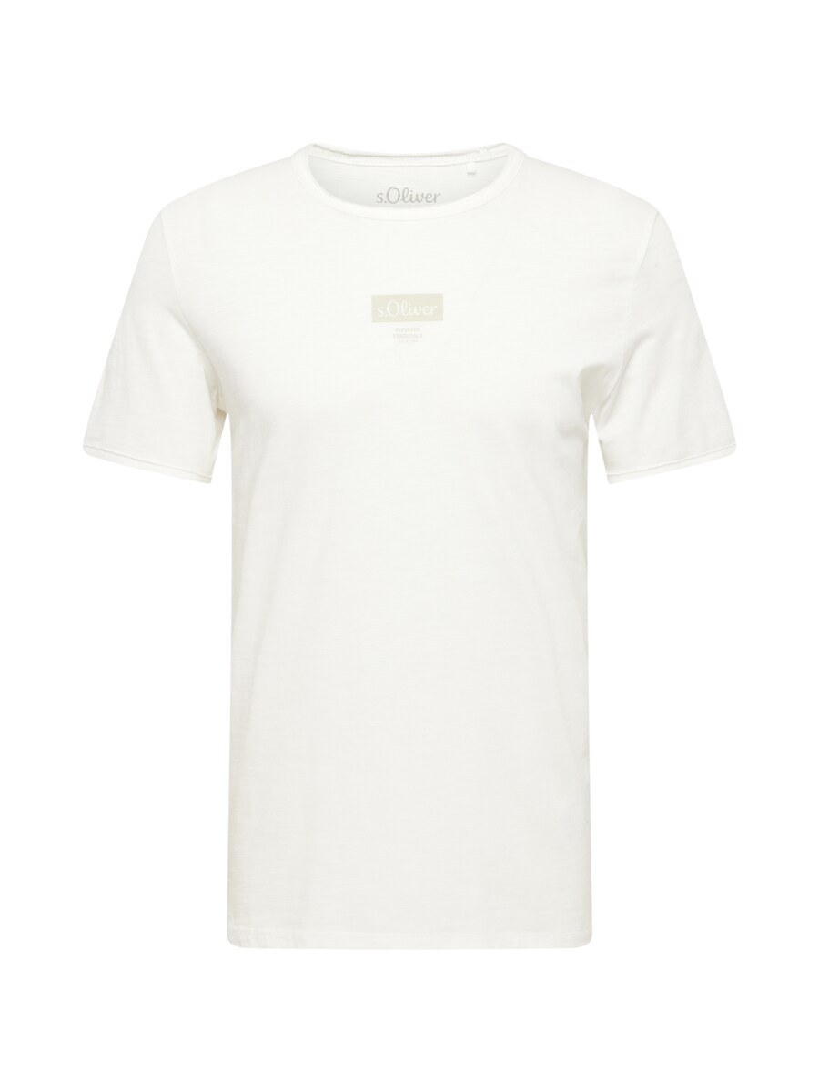

Классическая футболка s.Oliver Shirt, цвет mottled white