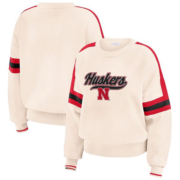 

Женский свитер Nebraska Huskers в полоску из шенилла Wear By Erin Andrews