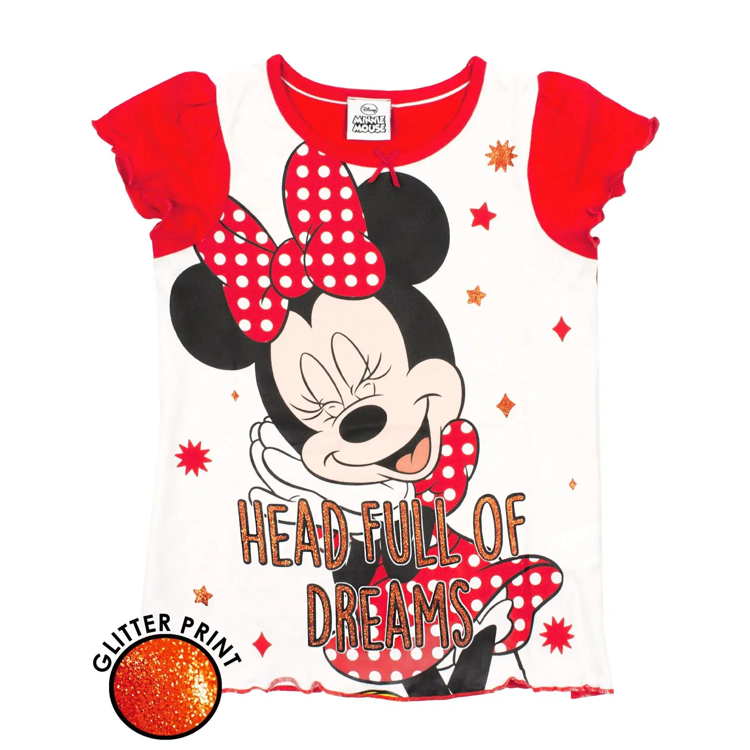 Пижамный набор для девочек Minnie Mouse Disney, красный — фото 3