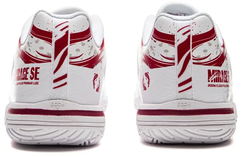Унисекс кроссовки для бадминтона «Mirage SE» от Li-Ning, -1. White/Red — фото 3