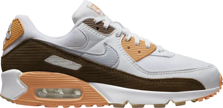 

Кроссовки Wmns Air Max 90 SE 'Brown Corduroy', белый