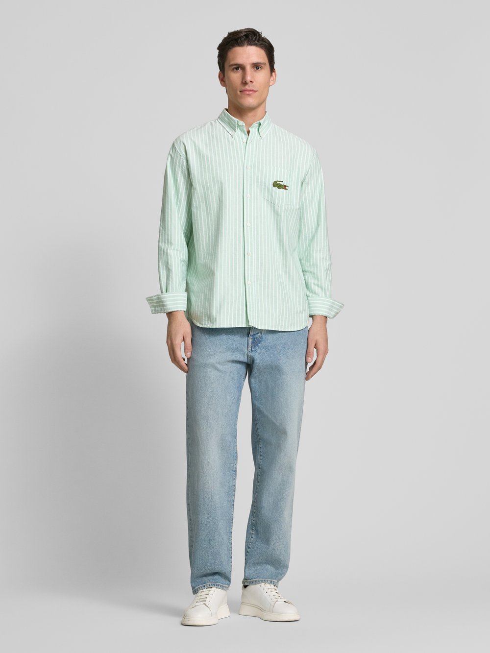

Повседневная рубашка с этикеткой Lacoste, светло-зеленый