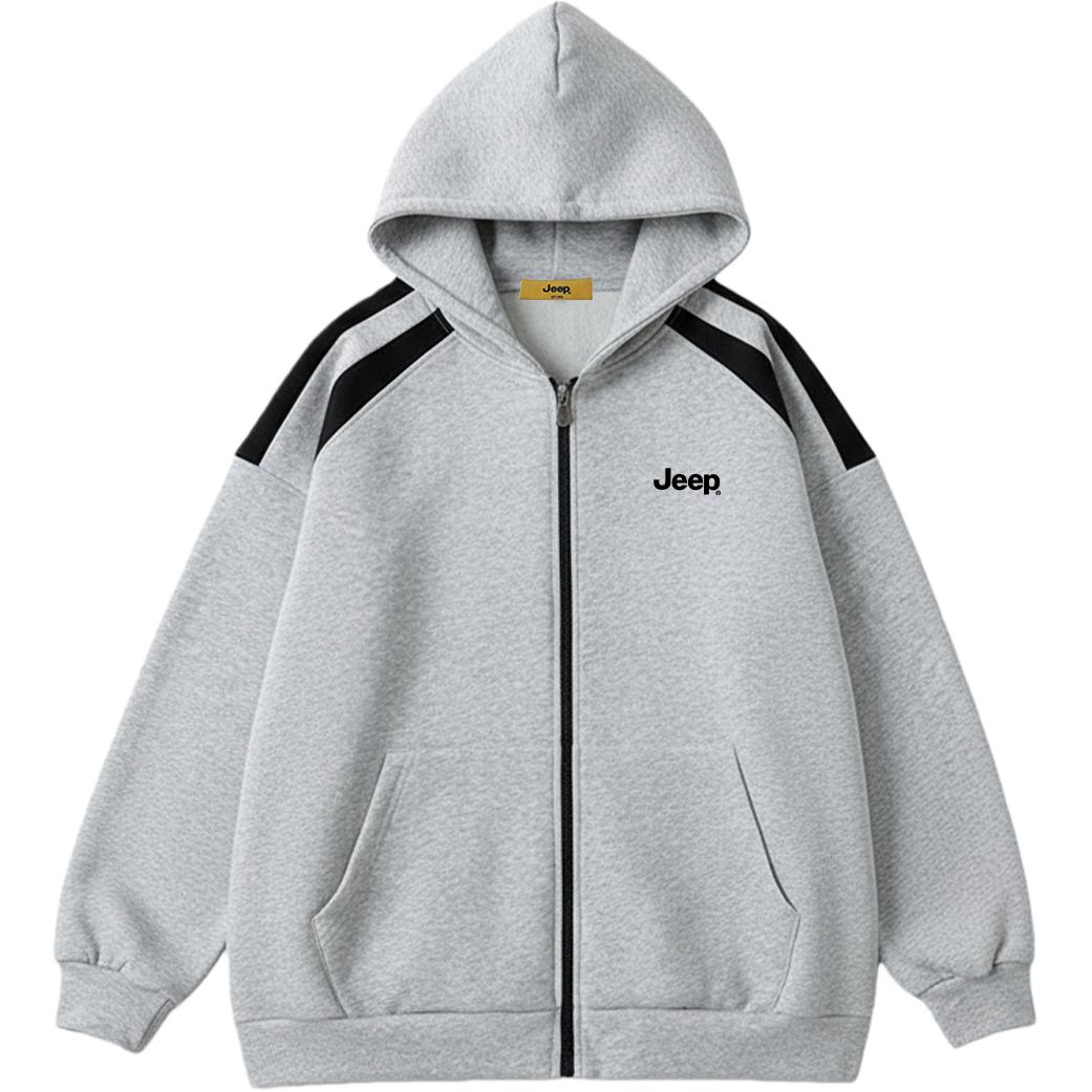 

Толстовка Unisex Hooded Moderate Regular Jeep, серый
