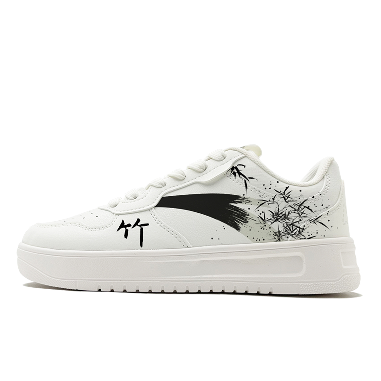 

Мужские низкие скейтерские кроссовки с амортизацией Relaxed Cushioning и износостойкой подошвой ANTA, черный