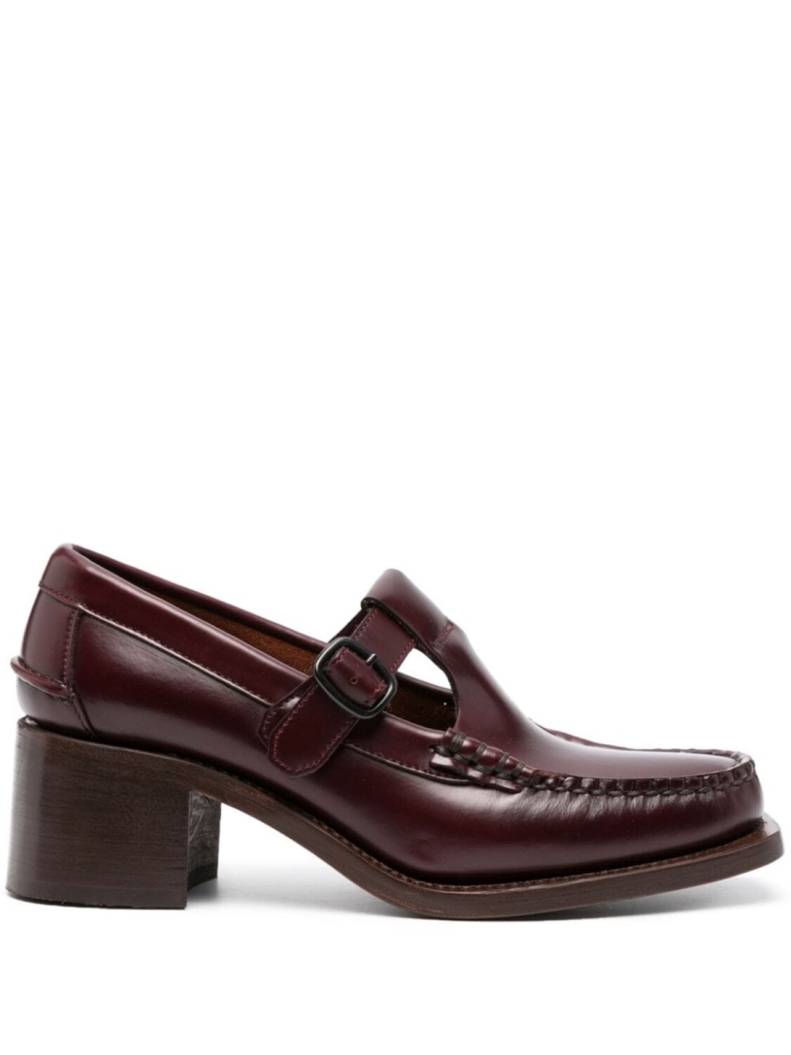 

Hereu Alber 50mm leather pumps, красный