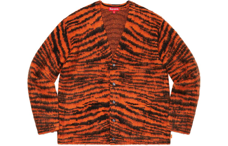 

Кардиган из мохера с начесом Supreme, Tiger Print Color
