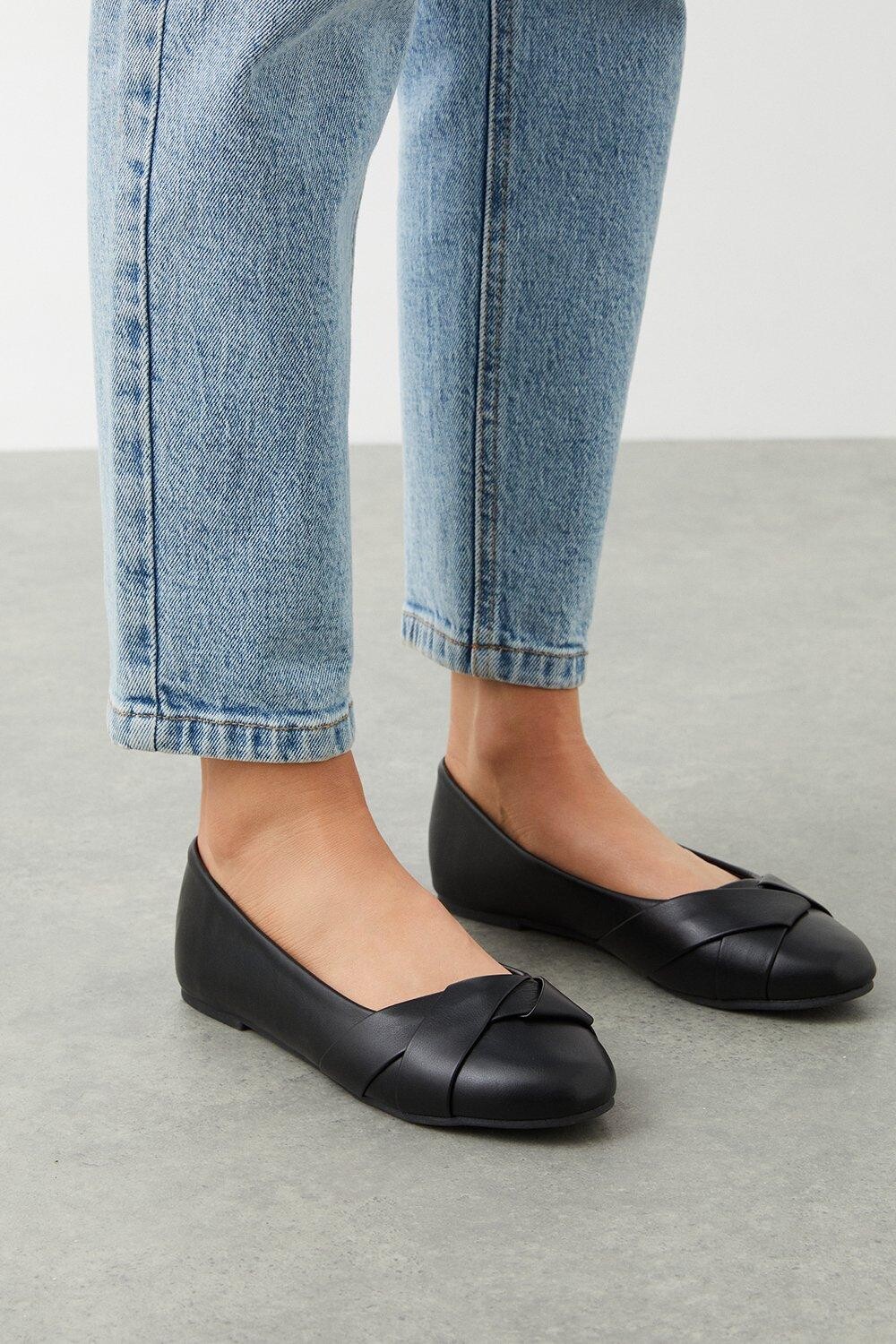 

Балетки Paige с запахом Dorothy Perkins, черный