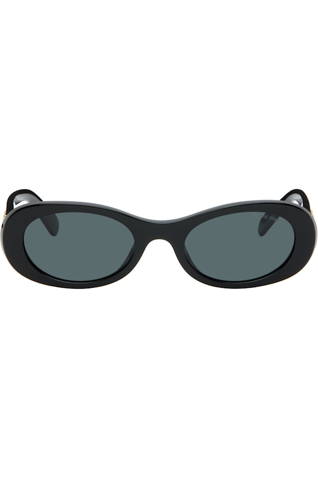 

Солнцезащитные очки Miu Glimpse Miu Miu Eyewear, черный