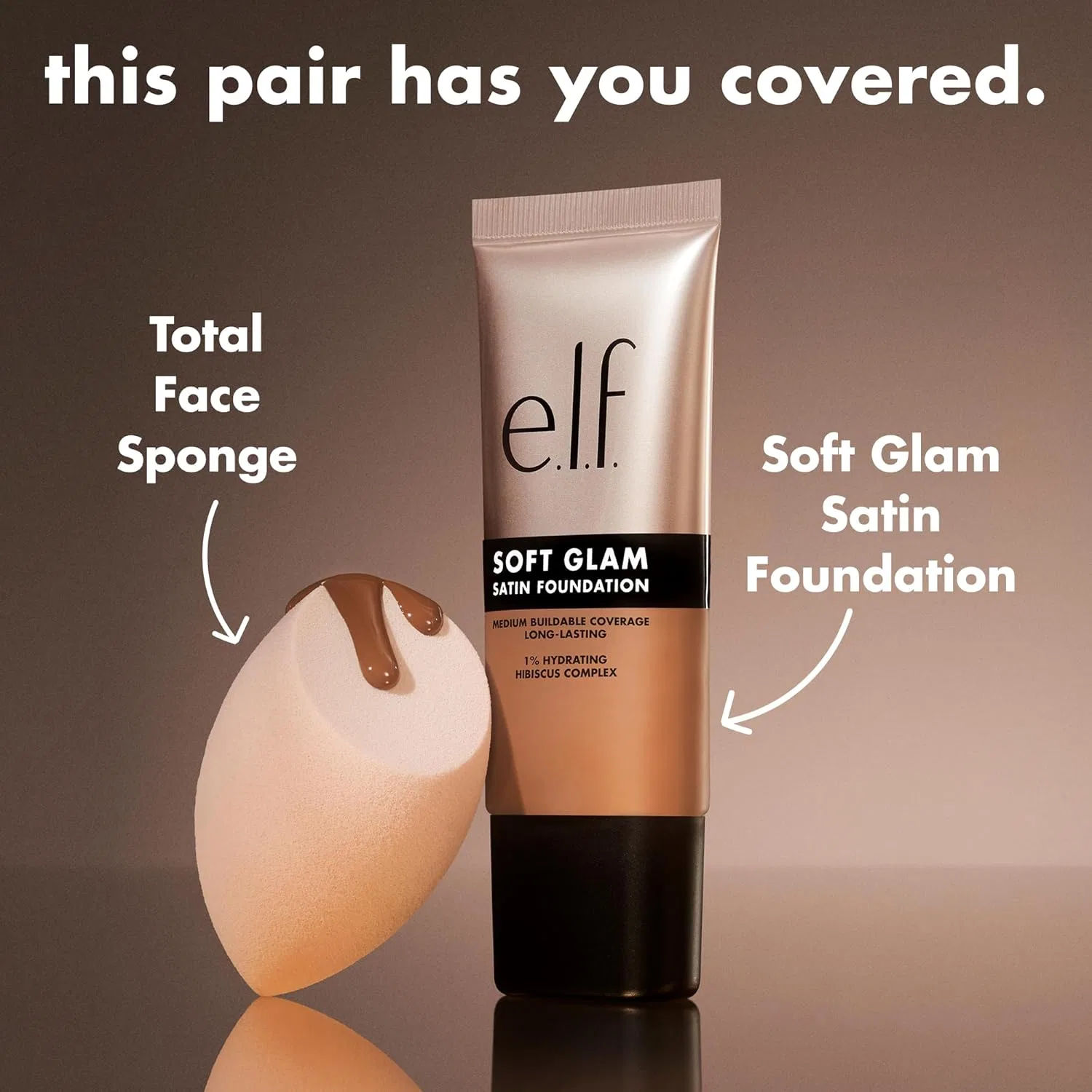 Тональное средство satin finish, E.L.F., 1 шт., 41 г, 51 Deep Cool — фото 4
