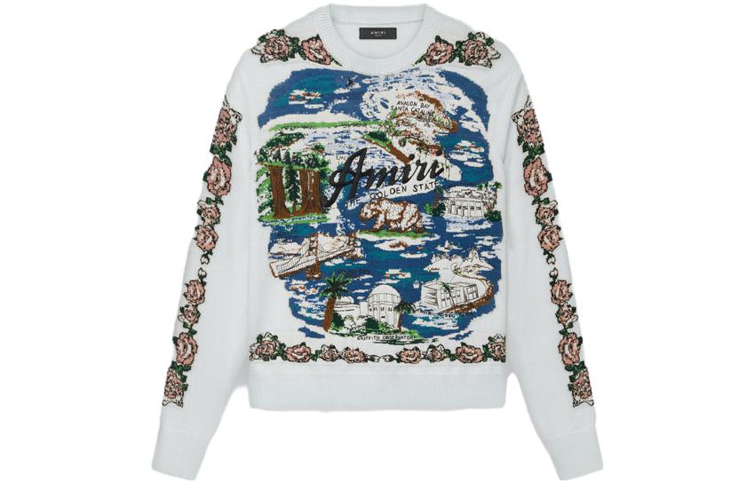 

Свитер мужской синий AMIRI