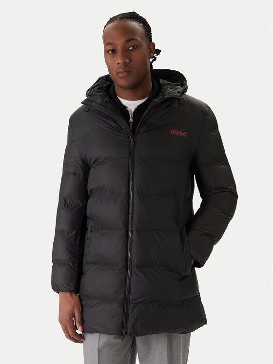 

Зимняя куртка slim fit Mati2541 50546909 Hugo, черный