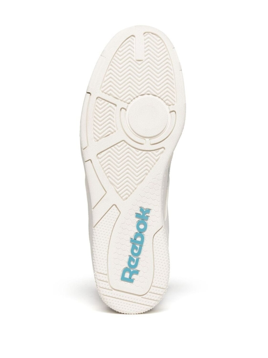 Кроссовки Reebok BB4000 II Faux Leather, белый/голубой — фото 3