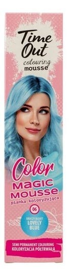 

ПЕНКА-КРАСКА ДЛЯ ВОЛОС 06 Charming Blue 75мл TIME OUT COLOR