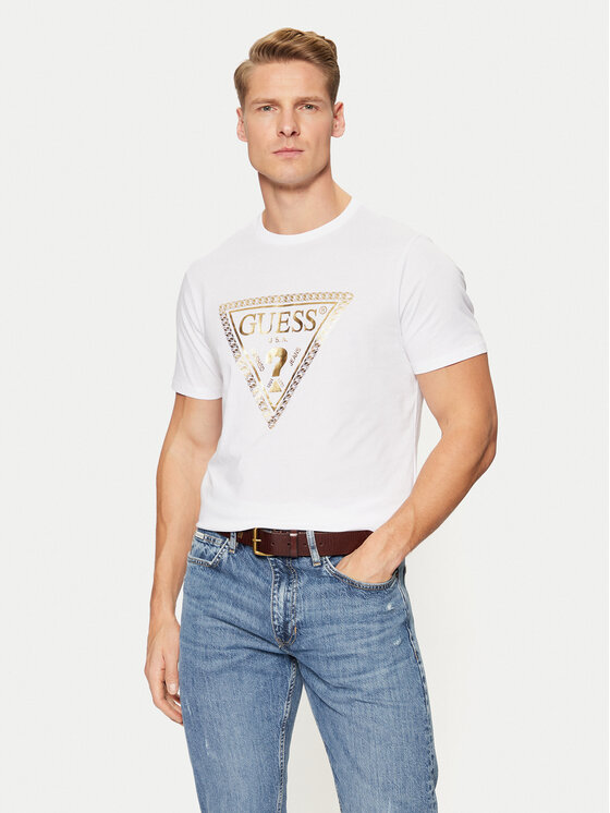 

Футболка стандартного кроя Guess, белый