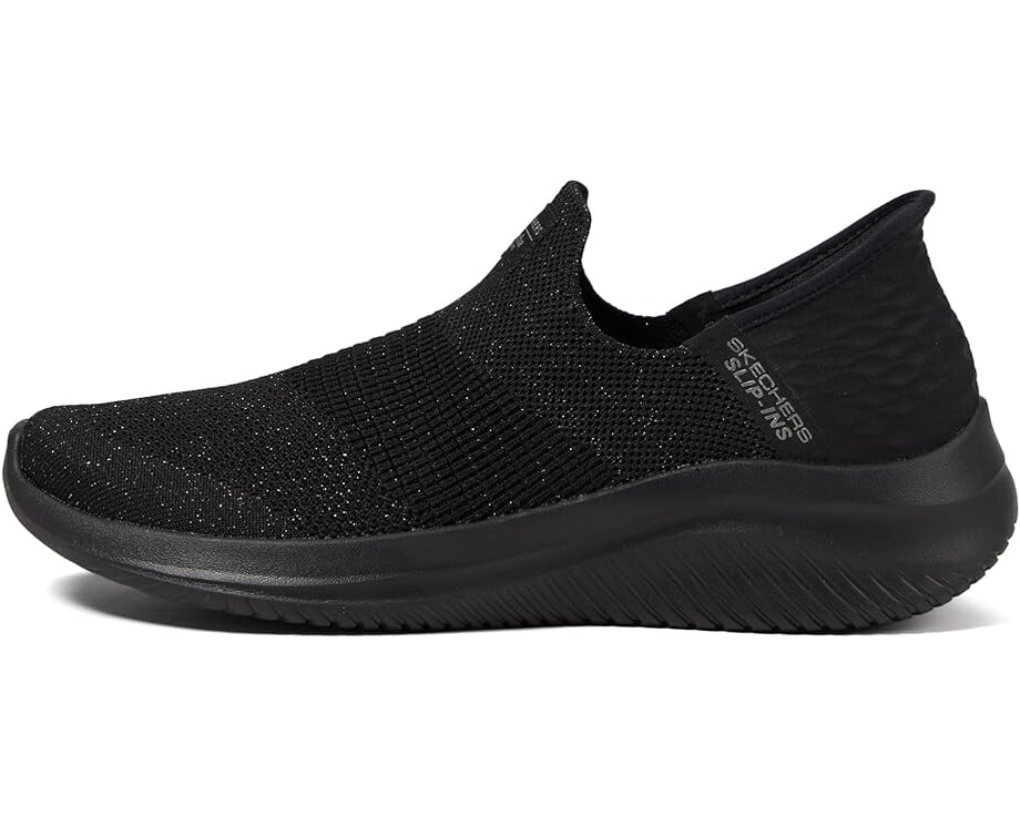 Кроссовки SKECHERS Martha Stewart Ultra Flex 3.0 - Neptune Hands Free Slip-Ins, цвет Black/Black — фото 4