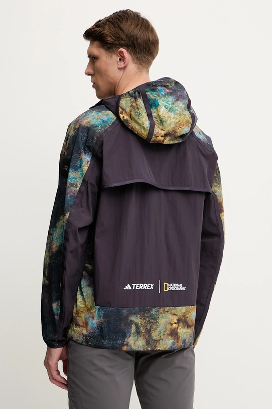 Куртка Adidas National Geographic WIND. RDY, черный — фото 3