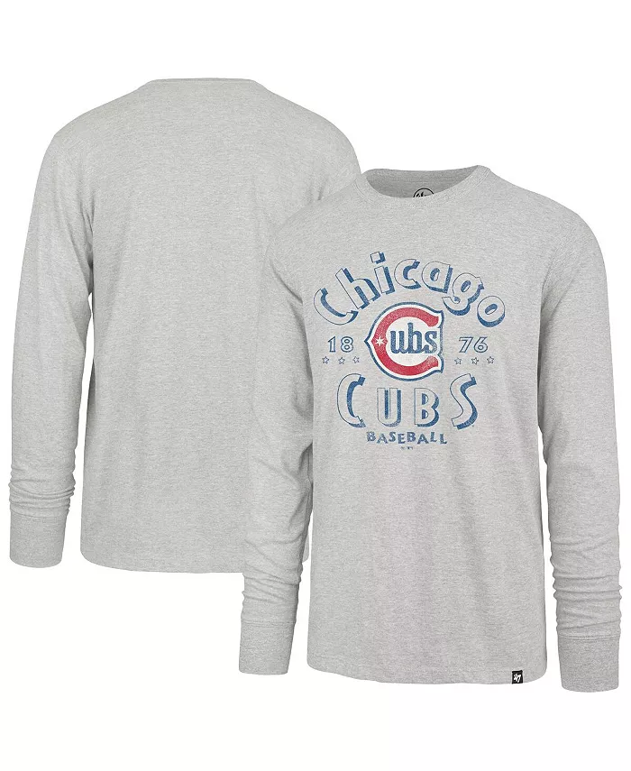 

Мужская серая футболка с длинным рукавом Chicago Bulls Circle Change Franklin '47 Brand