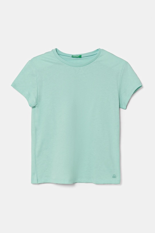 

Детская хлопковая футболка United Colors Of Benetton, бирюзовый