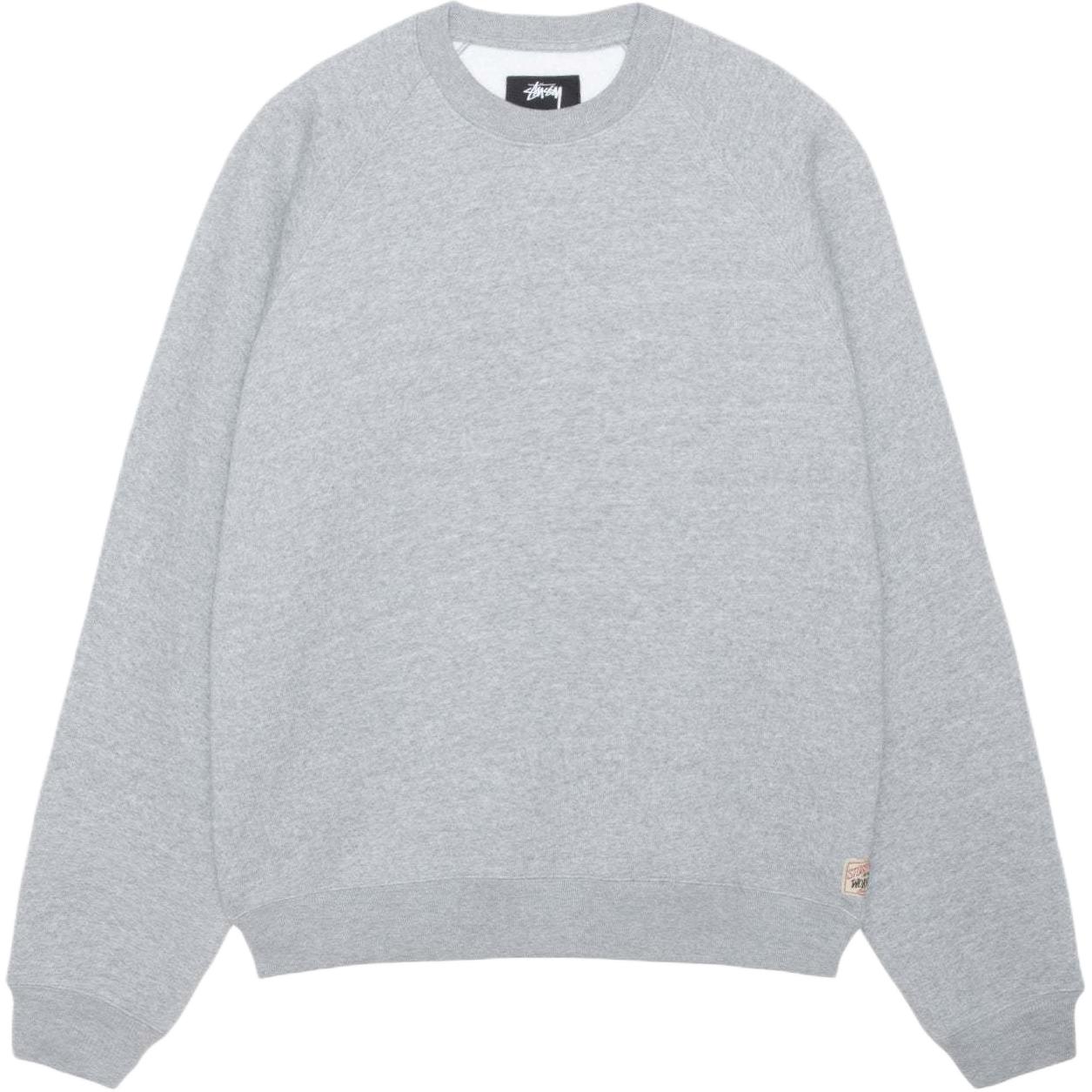 

Толстовка Fleece Raglan Crew Stussy, черный