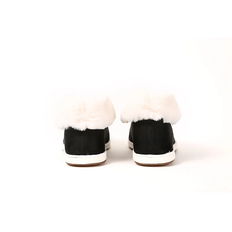 Кроссовки мужские mid top casual LAOMEIHUA, черный белый — фото 4