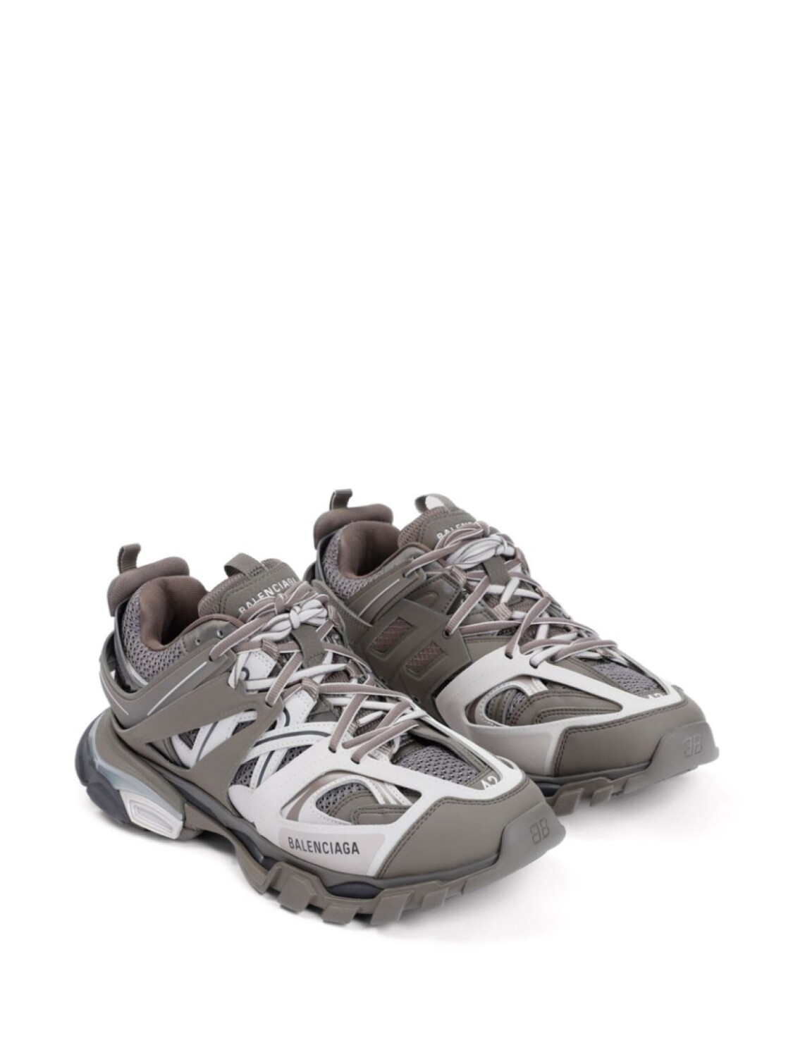 Balenciaga кроссовки Track с эффектом потертости, коричневый — фото 2