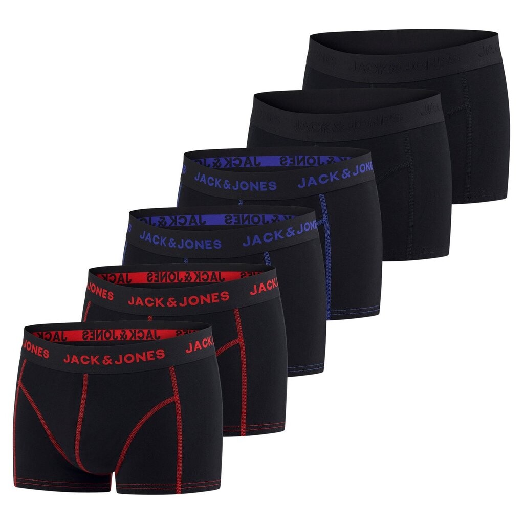 

Трусики 6 PACK Jack & Jones, цвет black