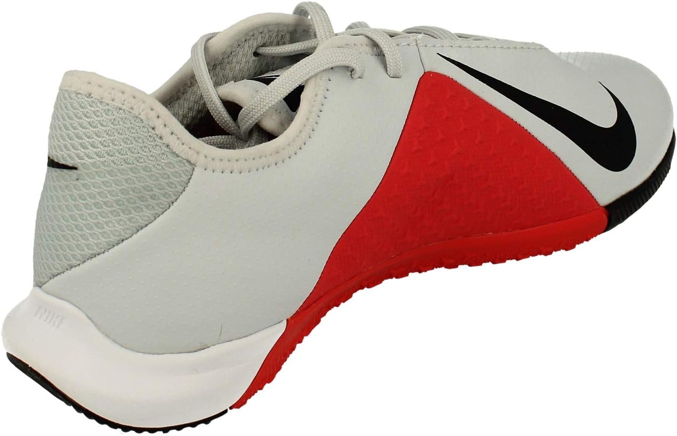 Футбольные бутсы Nike Junior Phantom Vsn Academy IC AR4345, Pure Platinum Black Crimson 060 — фото 3