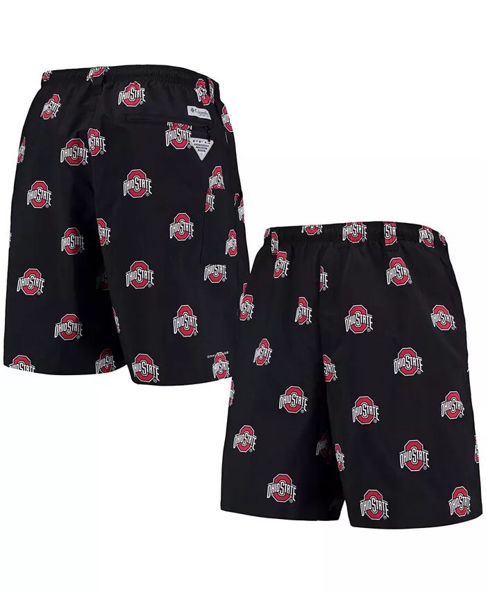 

Мужские черные шорты Ohio State Buckeyes Backcast II 8 дюймов Omni-Shade Hybrid Columbia