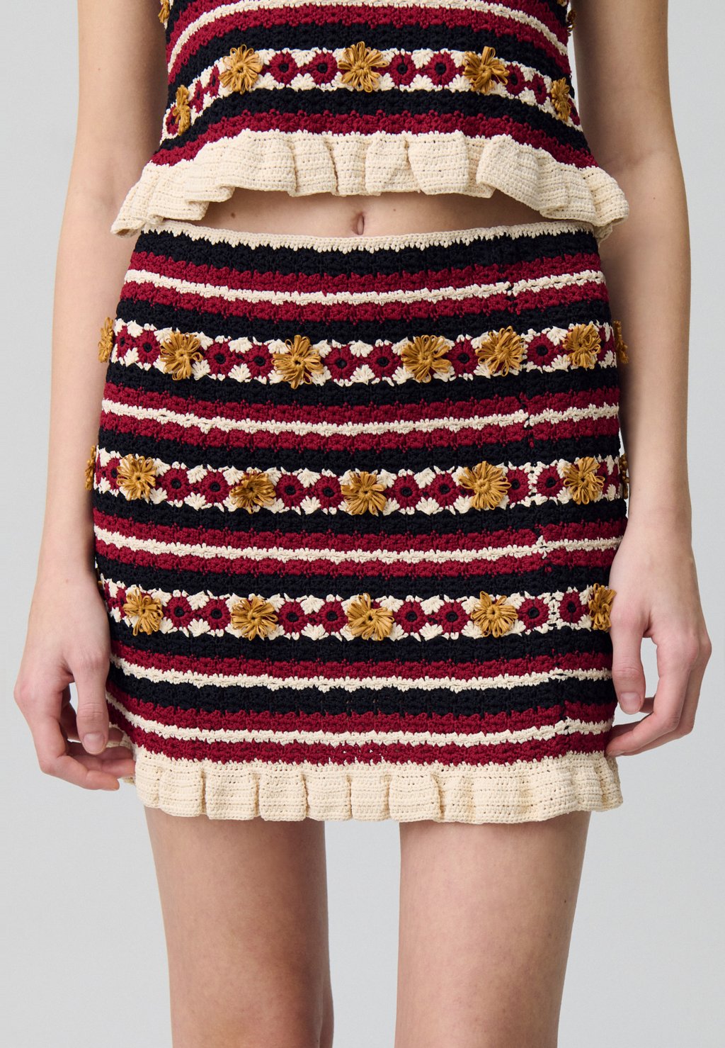 

Мини-юбка MUAZ Claudie Pierlot, мультиколор