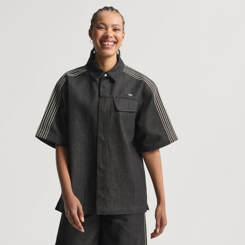 

Футболка Adidas Premium Essentials Denim Shirt Shortsleeve, цвет True Black Denim