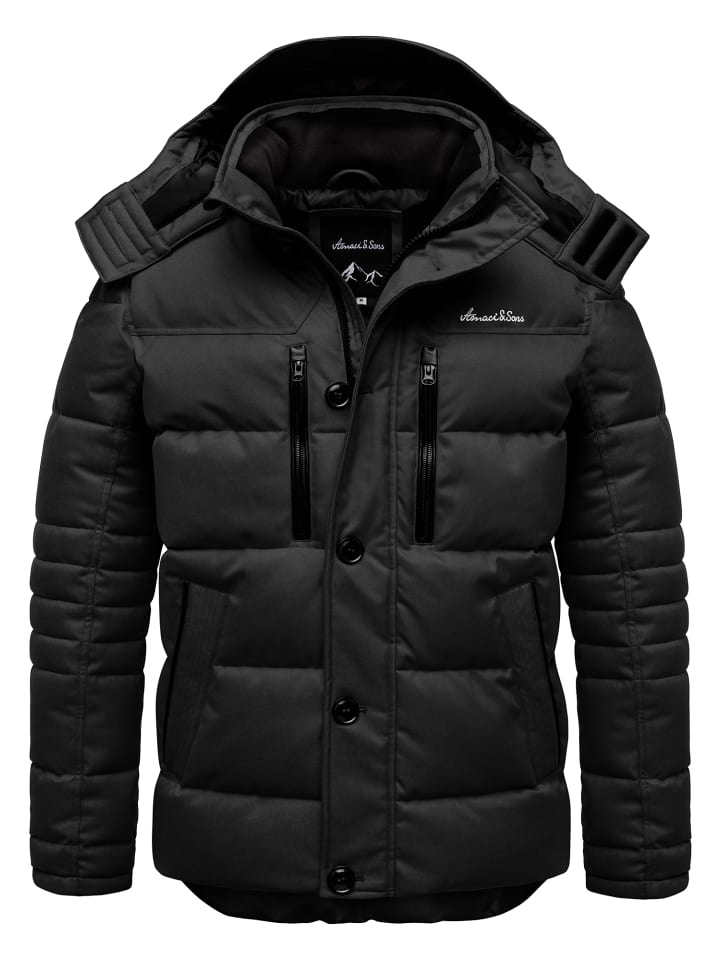 

Зимняя куртка WACO черного цвета Amaci&Sons