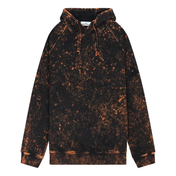 

Толстовка tie-dye hoodie 'orange' Stone Island, оранжевый