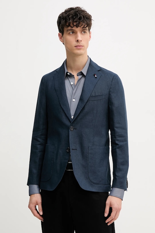 

Льняной пиджак Tommy Hilfiger, темно-синий