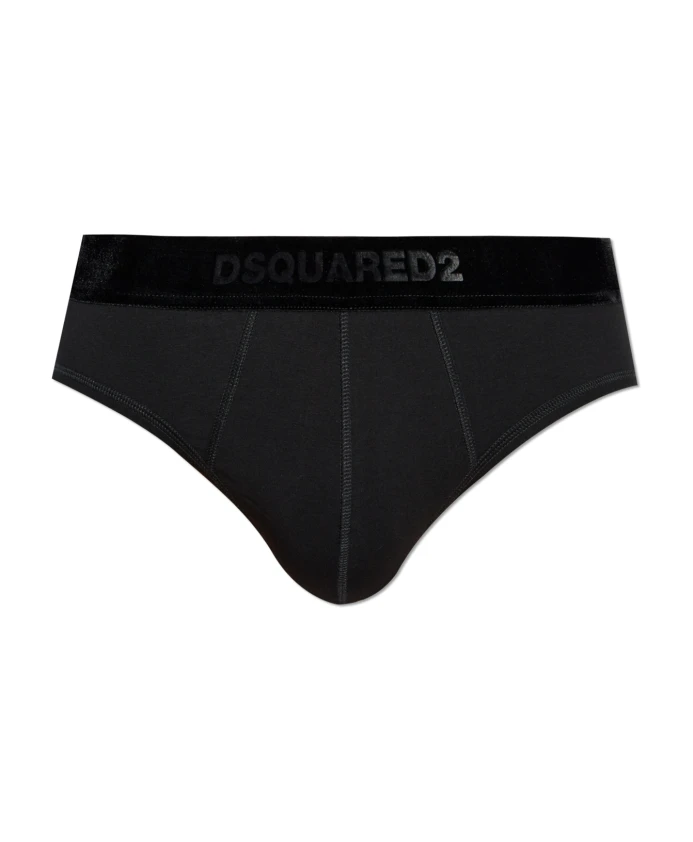 

Хлопковые трусы Dsquared2, черный