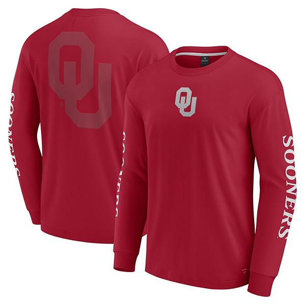 

Мужская футболка Oklahoma Sooners Strive с длинным рукавом Fanatics