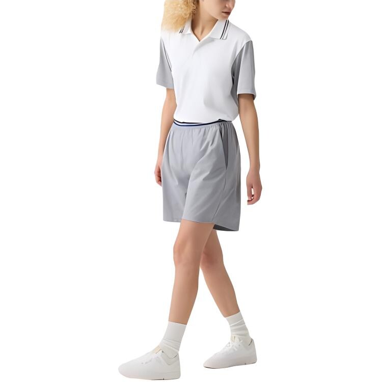 JW Anderson X Roger Federer Collaboration Series Повседневные шорты унисекс серые Uniqlo, серый — фото 2