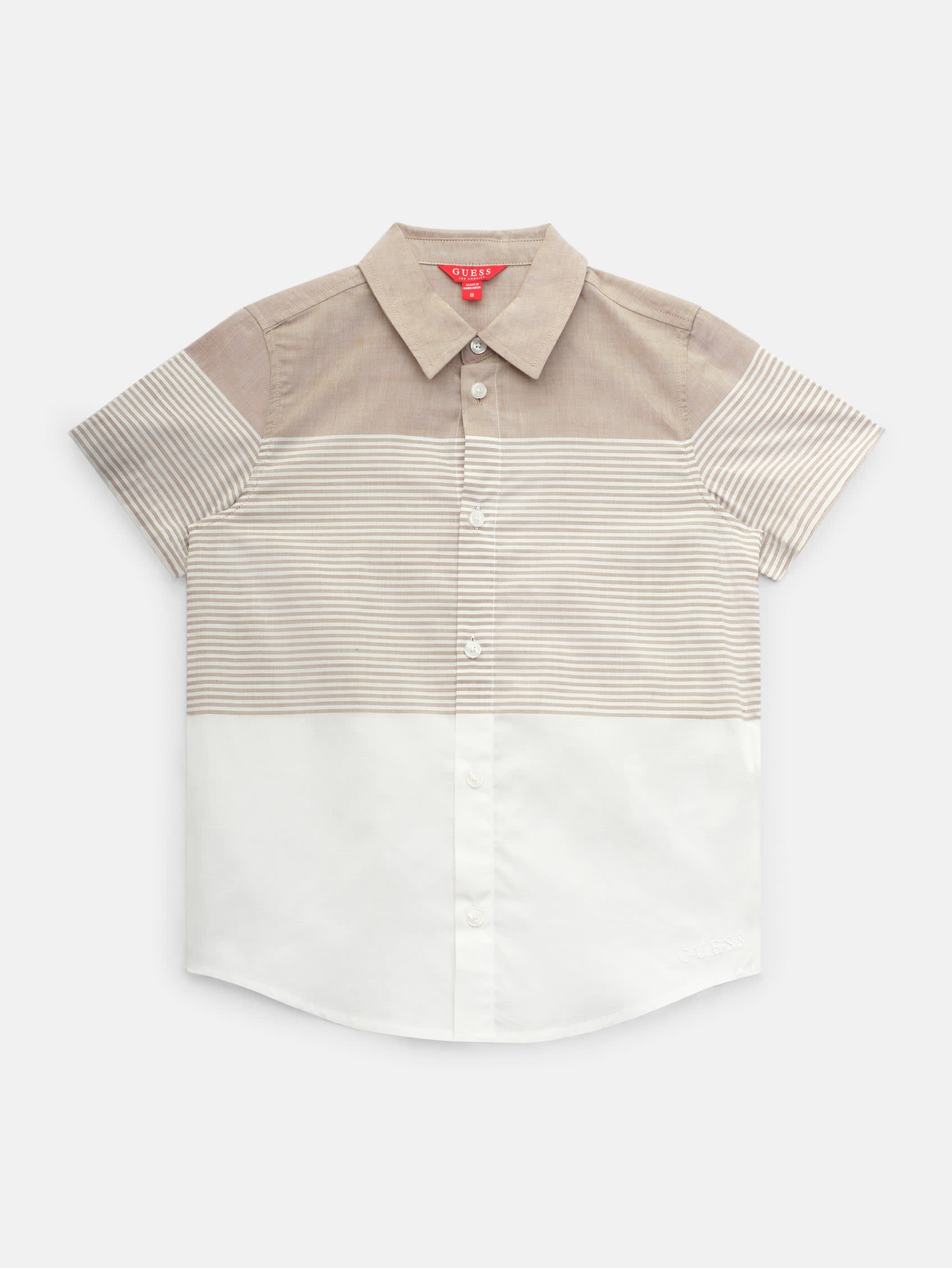 

Футболка с градиентом Стефано (7-16) Guess Factory, цвет brown/white yd