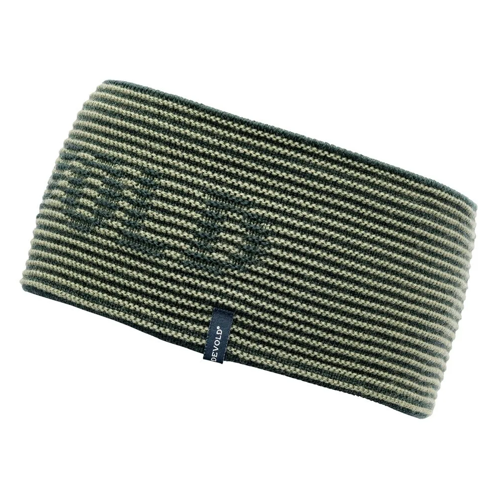 

Повязка на голову DEVOLD OF NORWAY Rib Logo Merino, зеленый