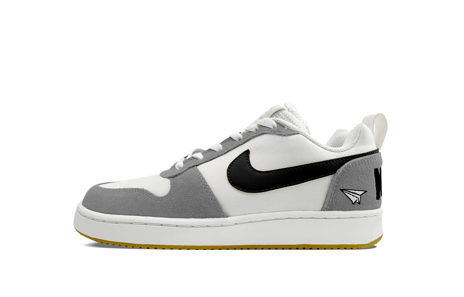 

Nike Кроссовки для скейтбординга Court Borough PRM мужские низкие Black/Gray/White