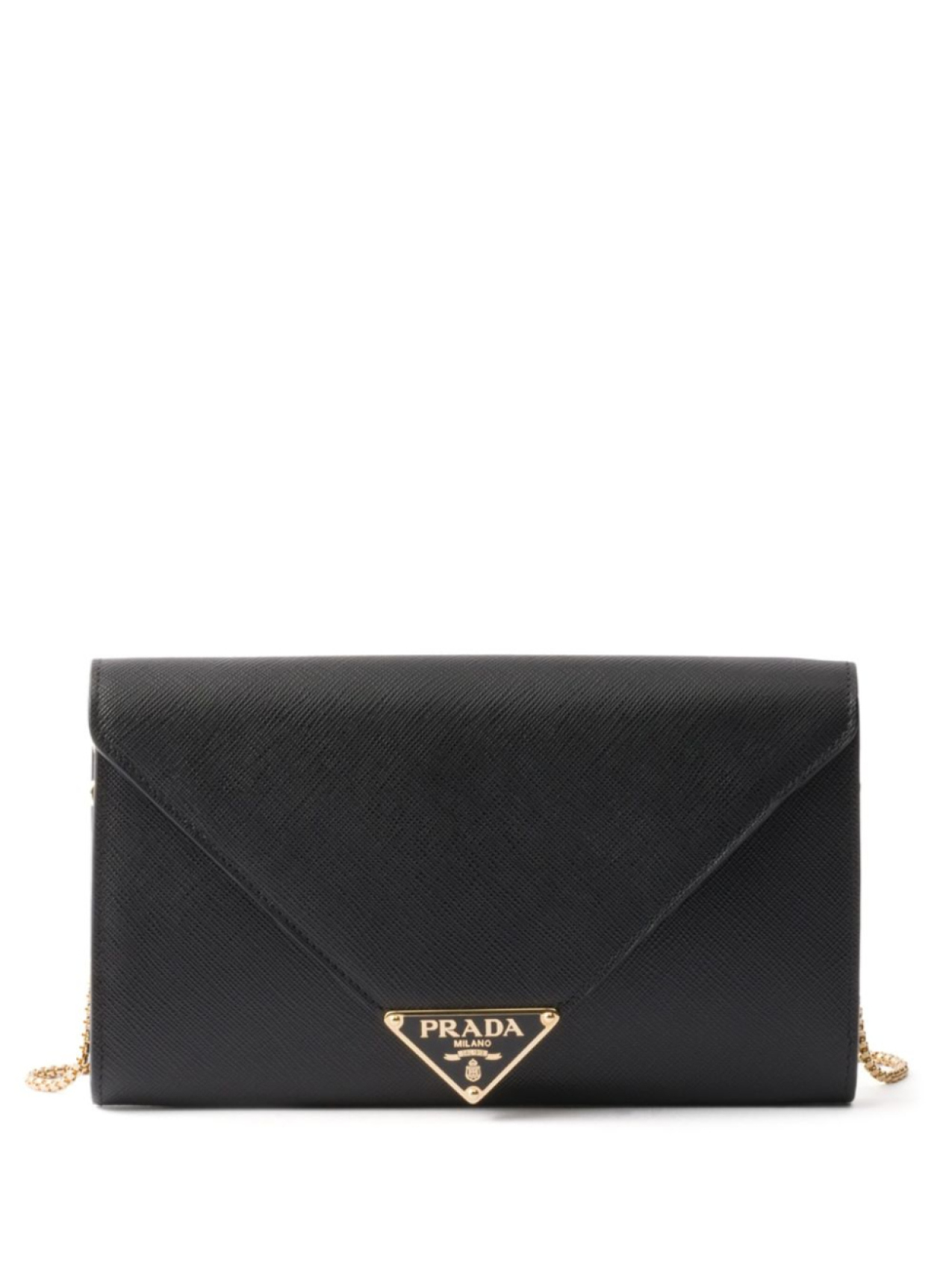 

Prada мини-сумка из сафьяновой кожи, черный