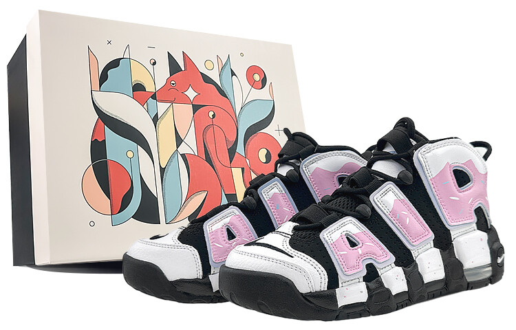 Женские баскетбольные кроссовки Nike Air More Uptempo Vintage, Black