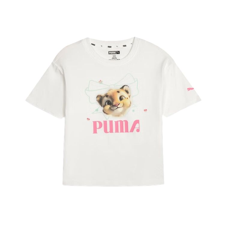 

PUMA Футболка с принтом WISEAIRCON белая для детей 3-7 лет