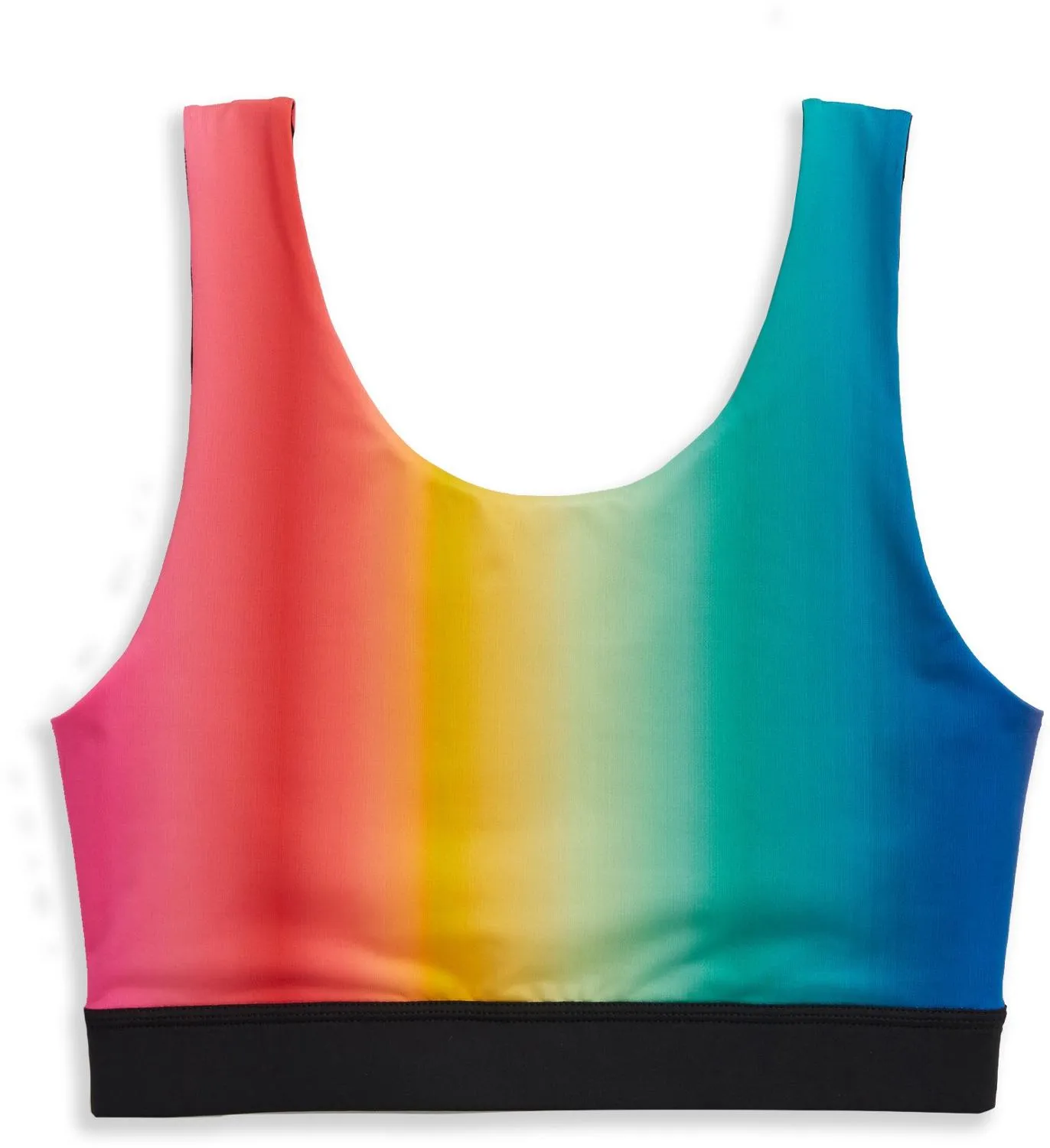 

Обратимый топ для спортивного купальника TomboyX, Melting Rainbow