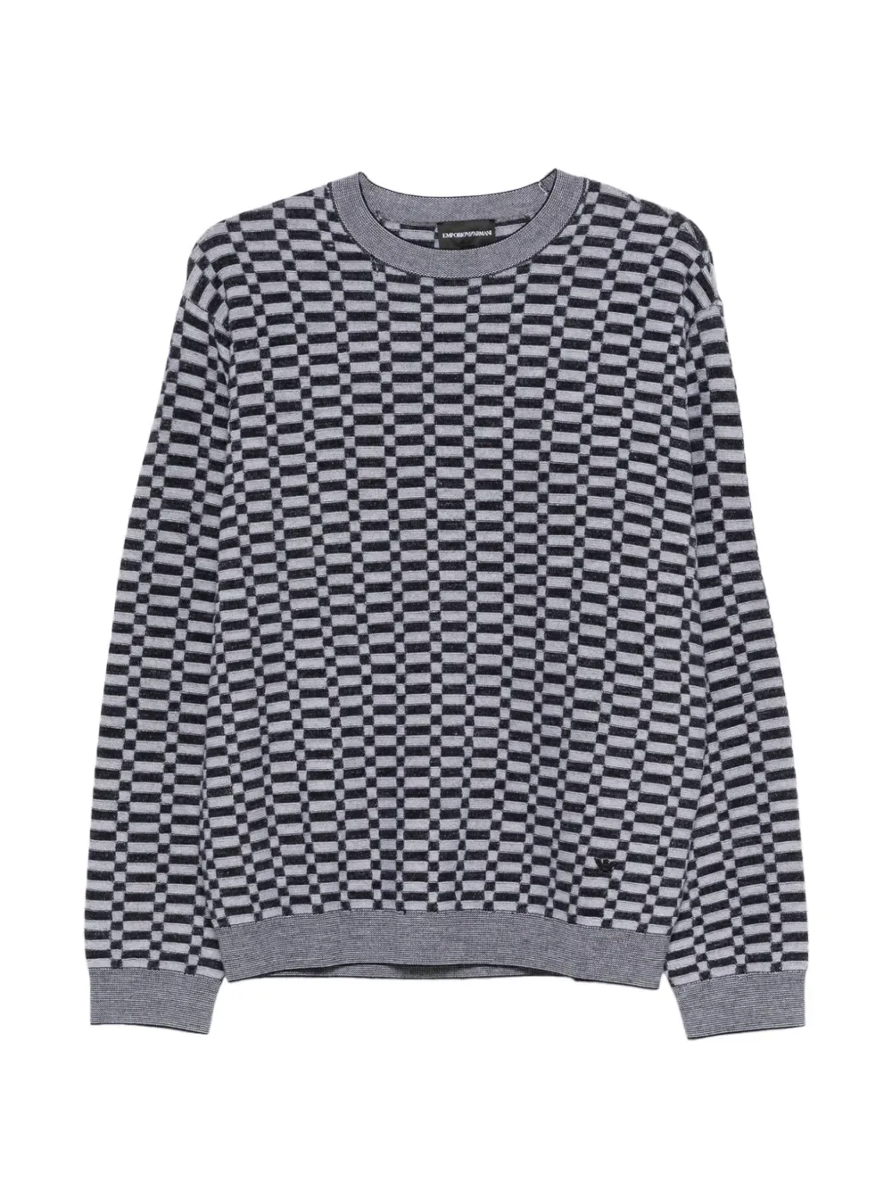 Толстовка с длинными рукавами EMPORIO ARMANI, синий