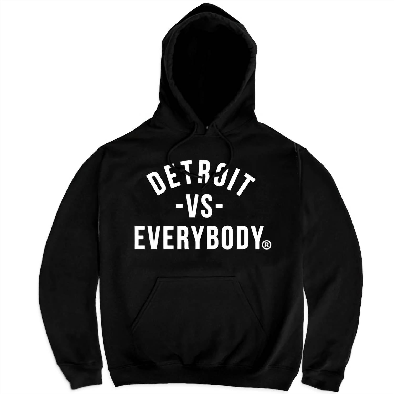 

Мужская толстовка с капюшоном Detroit Graphic в черном/белом цвете VS EVERYBODY