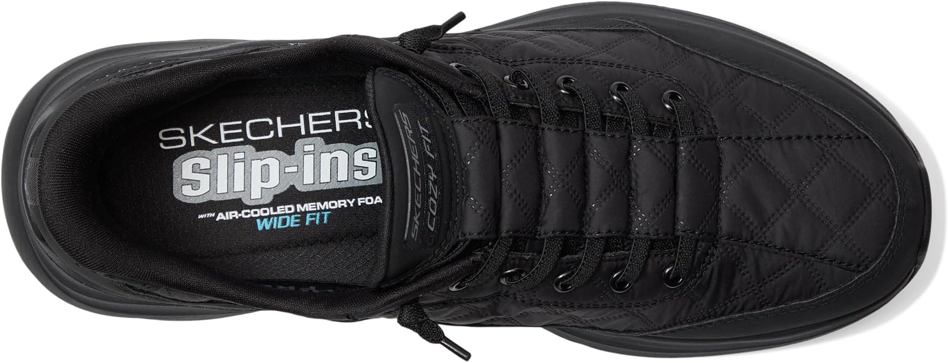 Кроссовки SKECHERS Contour Foam Cozy Fit Hands Free Slip-In, черный — фото 2
